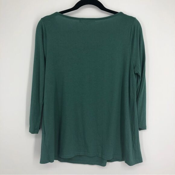 Boden Green Blouse 3/4 Sleeve 10 - Picture 6 of 7